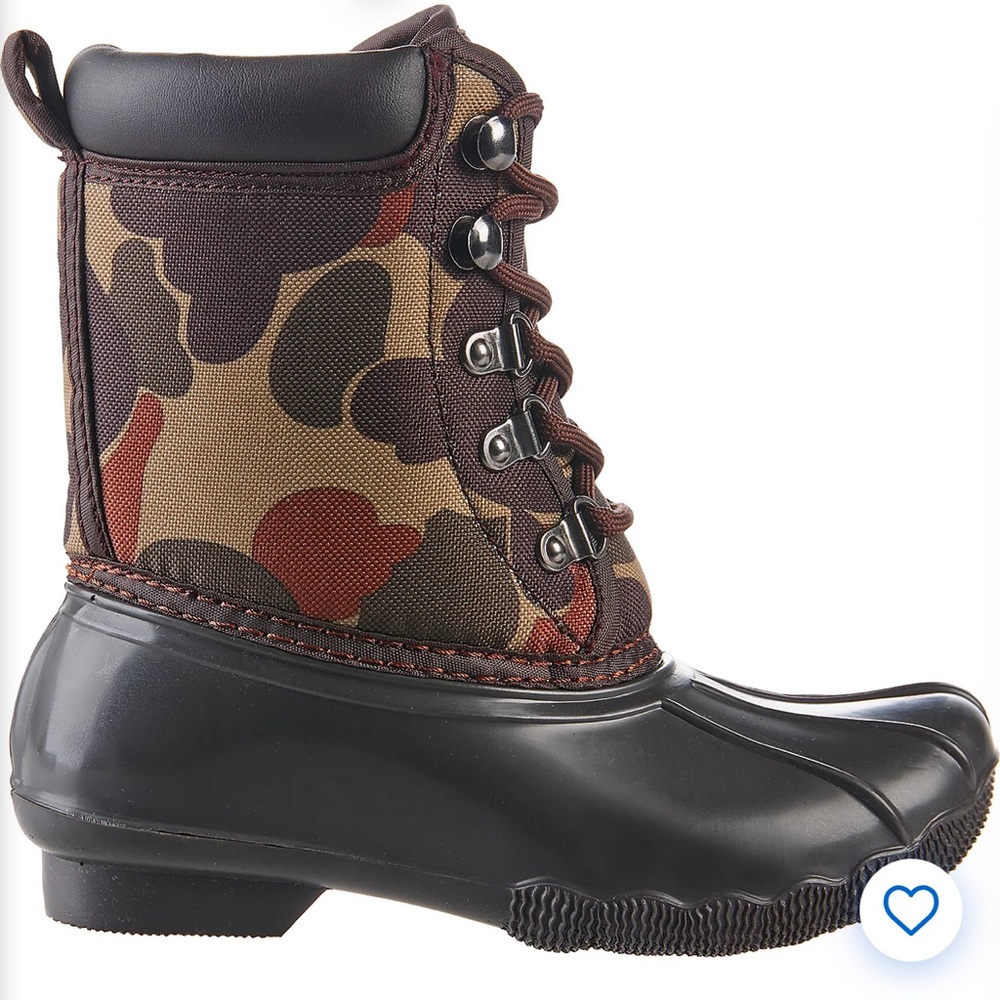 Magellan Outdoors Boys’ PCV Camo II Duck Boots